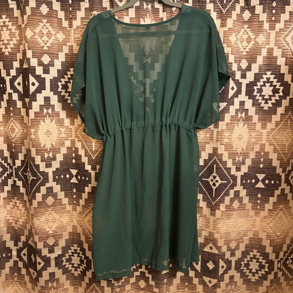 Women’s Green Avidlove Bathing Suit Cover-Up From Amazon Size XL - Picture 3 of 7